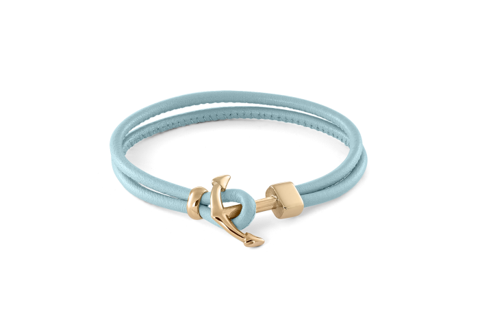170483 Naramok QUDO Rimini Gold Blue Glow