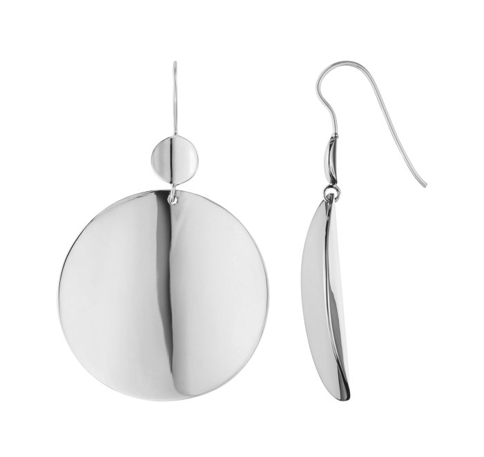 340613 Nausnice DYRBERG KERN TABLA SHINY SILVER