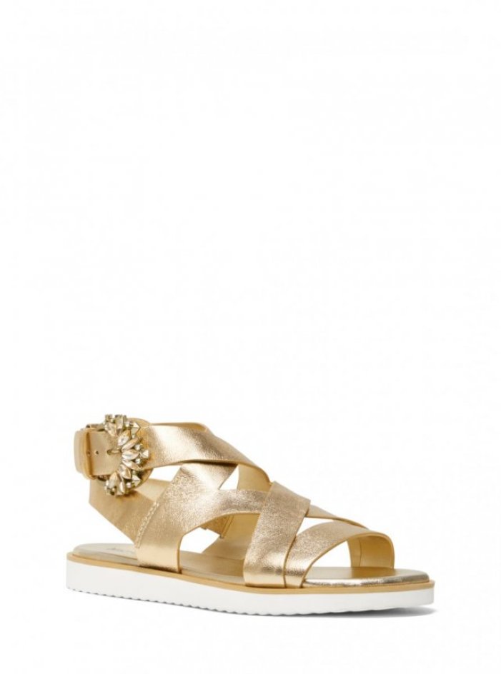 Ake topanky sa nosia otvorene zlate sandalky MICHAEL KORS.2
