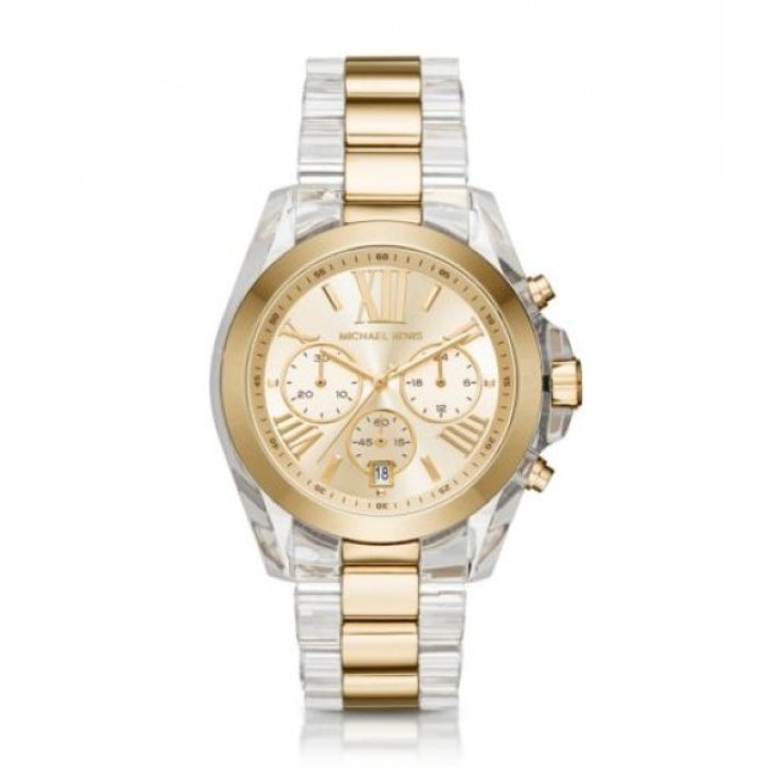 MICHAEL KORS bielo zlate hodinky MK6319