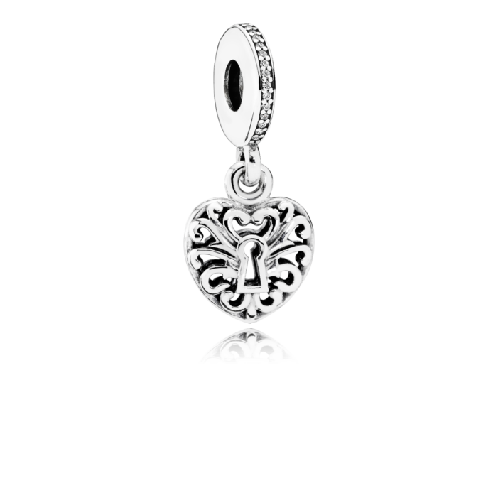 PANDORA koralka srdcovy zamok 791876CZ3