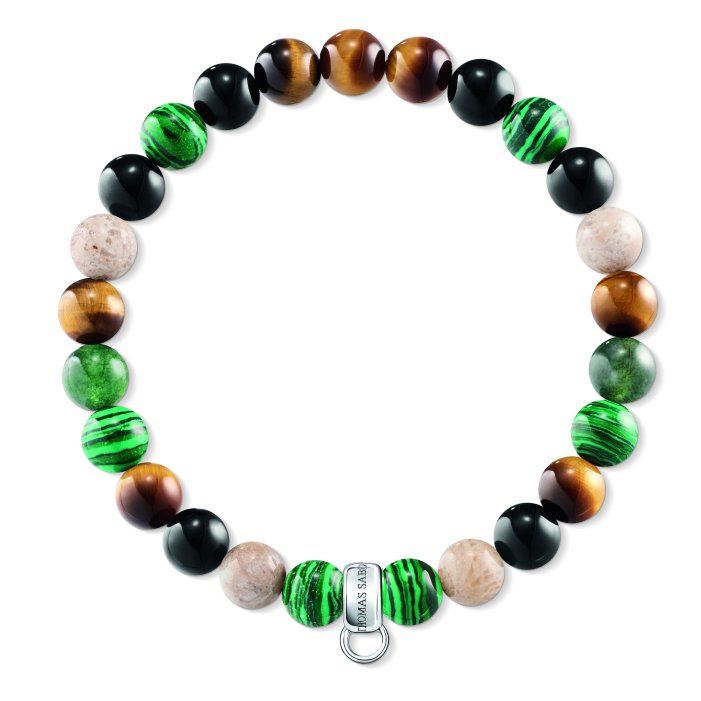 X0217 947 7 Zeleno hnedy naramok THOMAS SABO