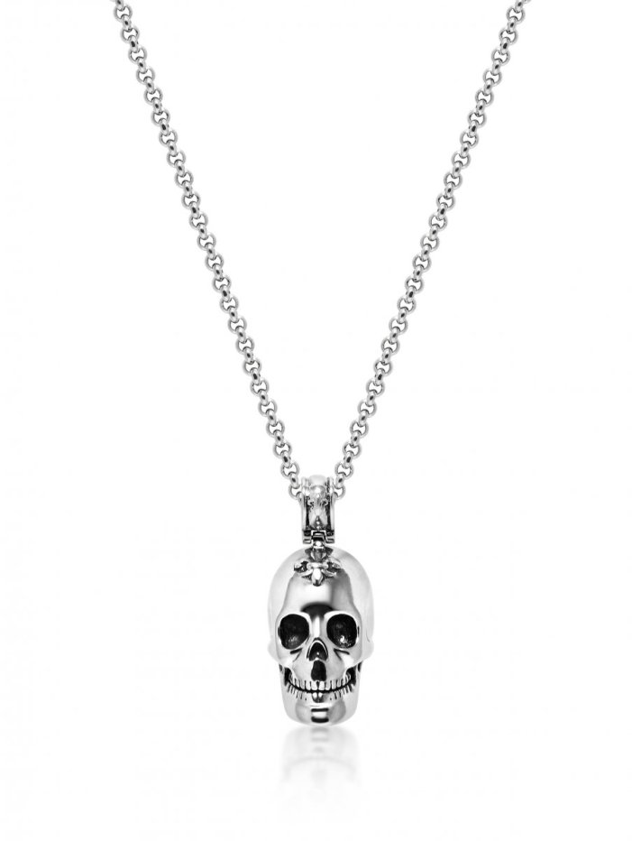 r12001200 MNEC 031Pansky nahrdelnik NIALAYA SILVER SKULL