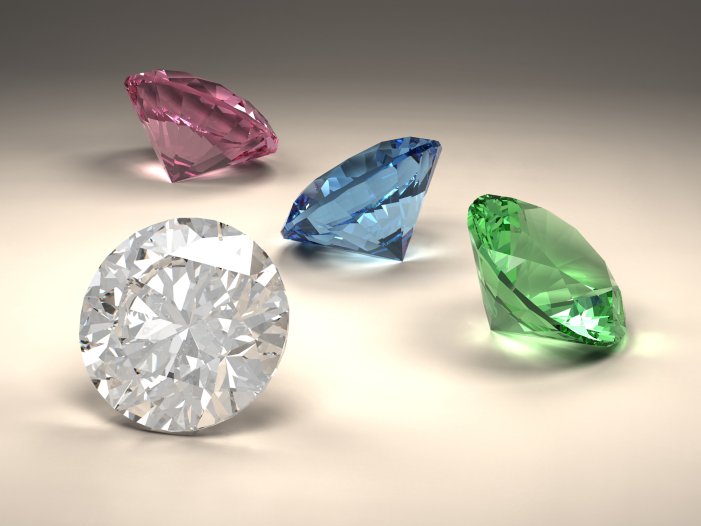 roznofarebne diamanty
