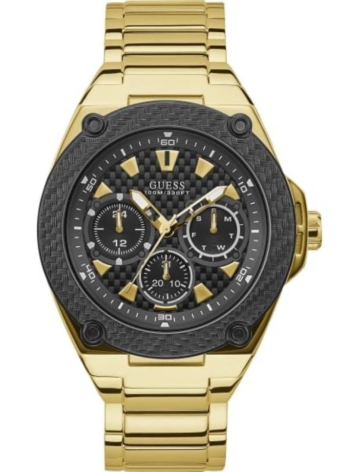s456600 W1305G2 Hodinky GUESS v zlato ciernom prevedeni2