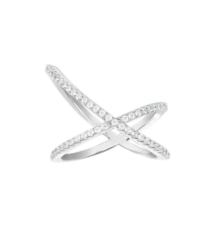 s8631000 A17031OX Strieborny prste APM MONACO X shaped
