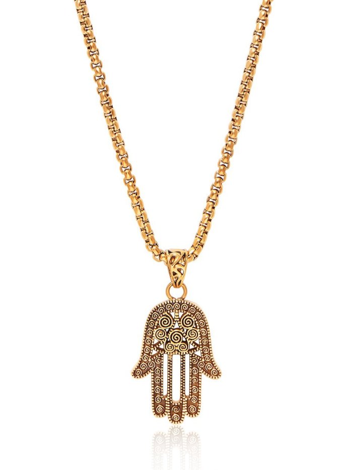 s9451260 MNEC 046 30Pansky nahrdelnik NIALAYA NIALAYA GOLD HAMSA