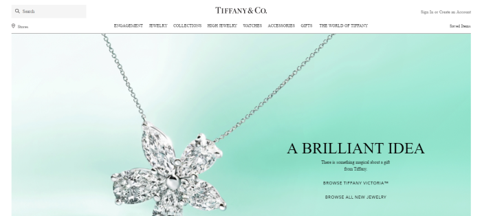tiffany homepage