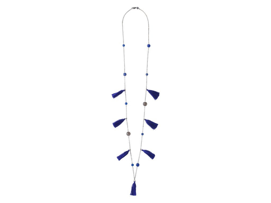 Náhrdelník DYRBERG/KERN TAYLOR SS BLUE AGATE
