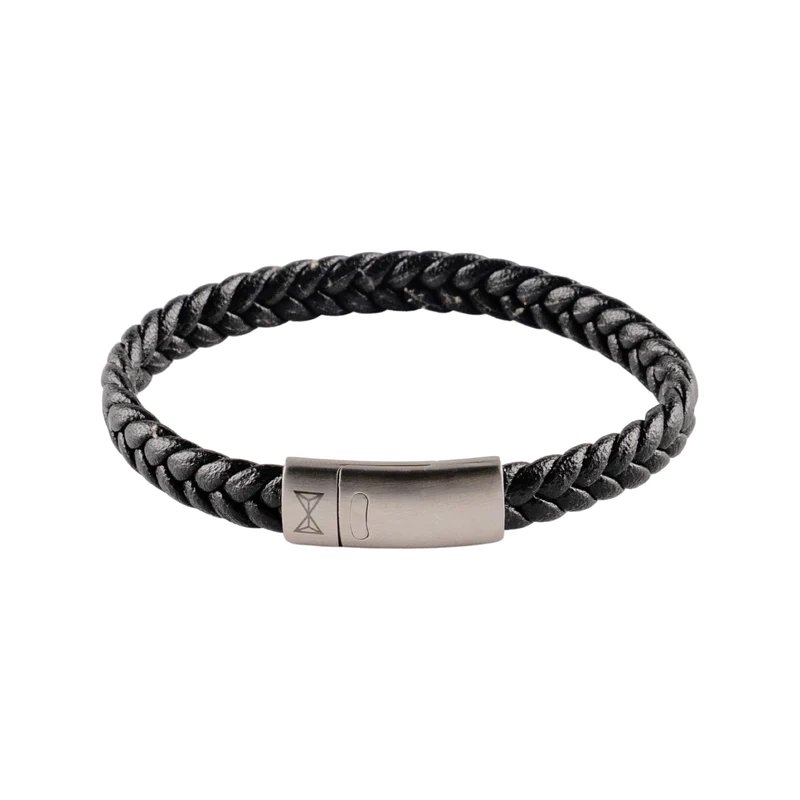 Náramok AZE JEWELS Junior Iron Single String Black AJ-BL403-A-165