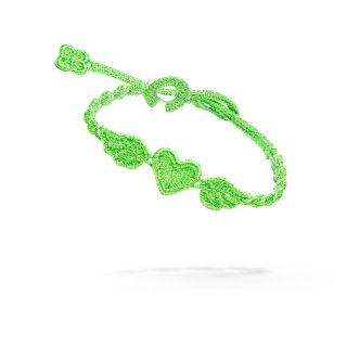 Naramok CRUCIANI Angel Heart Verde Fluo 71904