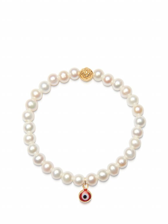 WCHCO 155Damsky naramok NIALAYA PERLA A RED EVIL EYE