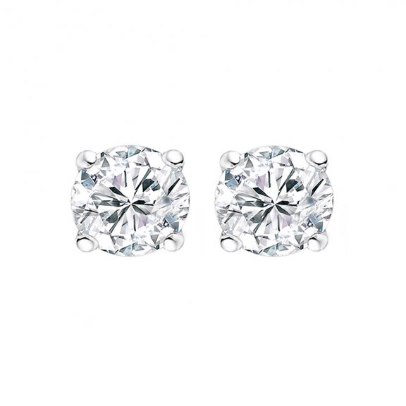 9NB 0002 Nausnice NEW BLING with white round zirconia
