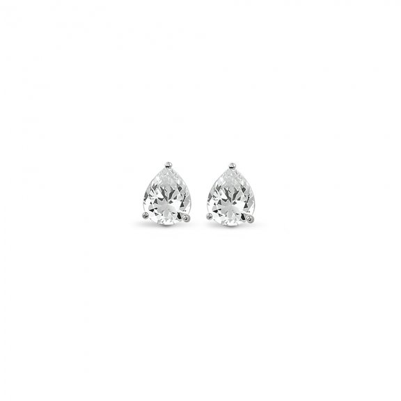 9NB 0013 Nausnice NEW BLING pearshape zirconia