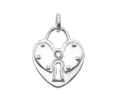 Prívesok THOMAS SABO srdiečko so zámkom SD_PE0022-153-14