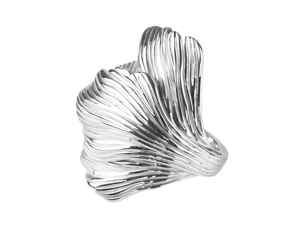 Prsteň DYRBERG/KERN GIAN SHINY SILVER