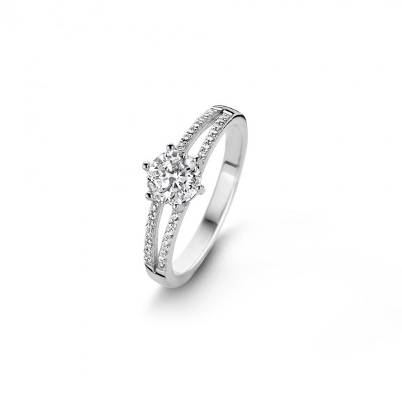 9NB 0267 Prste NEW BLING with round 7mm 100 facet zirconia
